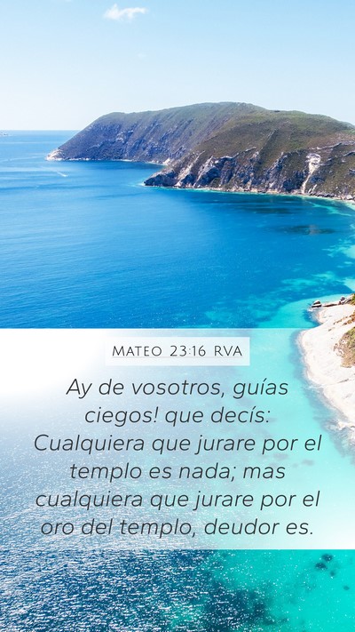 Mateo 23:16 RVA Bible Verse Image