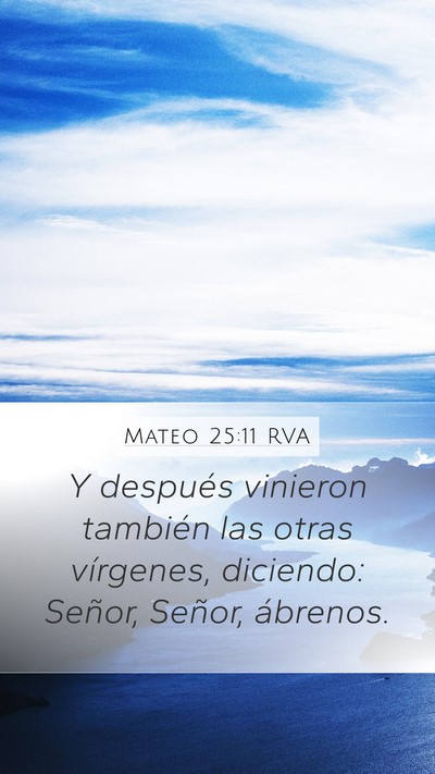 Mateo 25:11 RVA Bible Verse Image