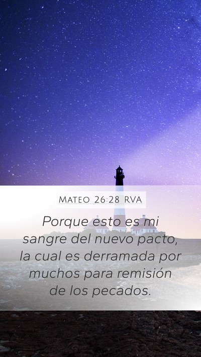 Mateo 26:28 RVA Bible Verse Image