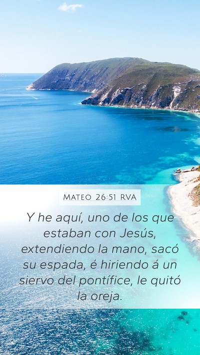 Mateo 26:51 RVA Bible Verse Image