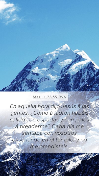 Mateo 26:55 RVA Bible Verse Image
