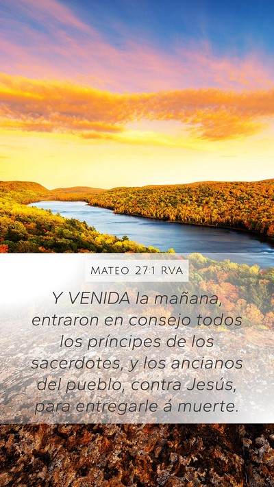 Mateo 27:1 RVA Bible Verse Image