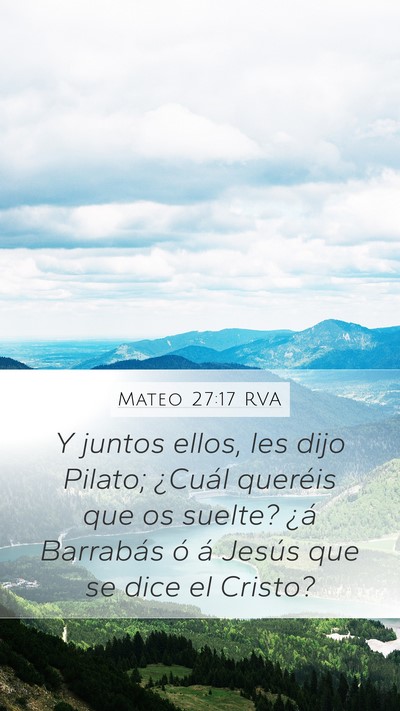 Mateo 27:17 RVA Bible Verse Image