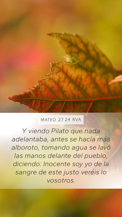 Mateo 27:24 RVA Bible Verse Image