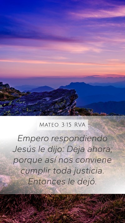 Mateo 3:15 RVA Bible Verse Image