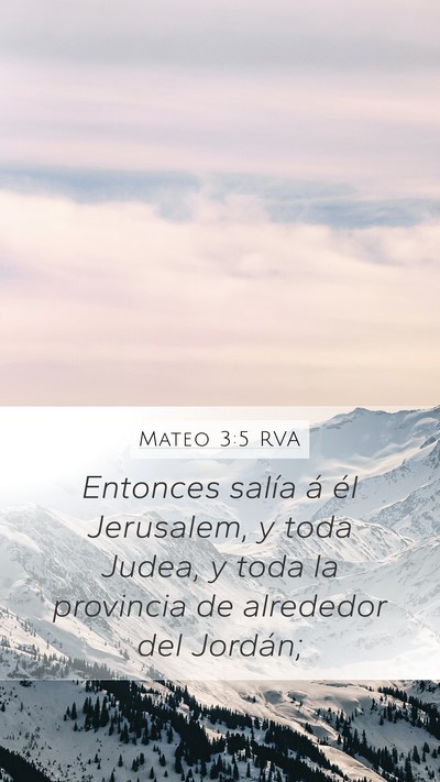Mateo 3:5 RVA Bible Verse Image