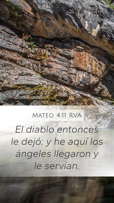 Mateo 4:11 RVA Bible Verse Image