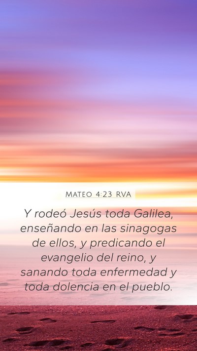 Mateo 4:23 RVA Bible Verse Image