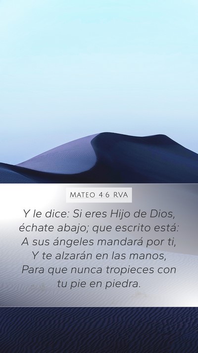 Mateo 4:6 RVA Bible Verse Image