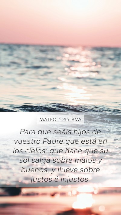 Mateo 5:45 RVA Bible Verse Image