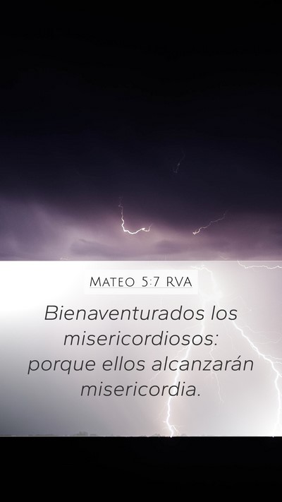 Mateo 5:7 RVA Bible Verse Image