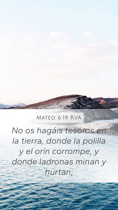 Mateo 6:19 RVA Bible Verse Image