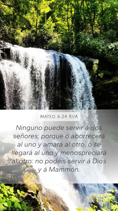 Mateo 6:24 RVA Bible Verse Image
