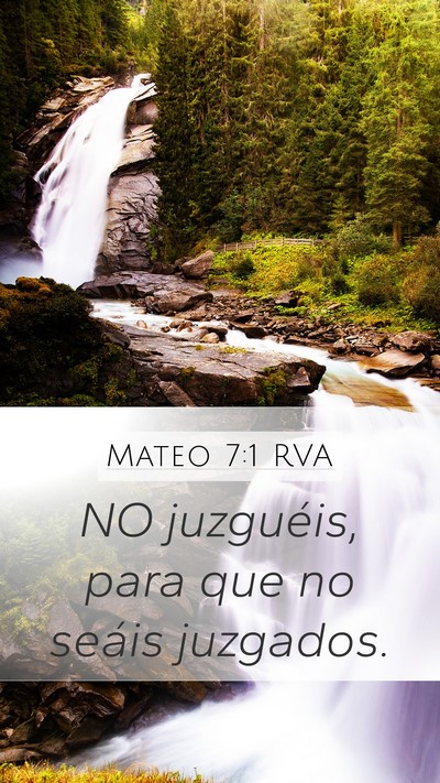 Mateo 7:1 RVA Bible Verse Image