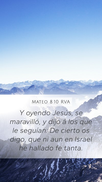 Mateo 8:10 RVA Bible Verse Image