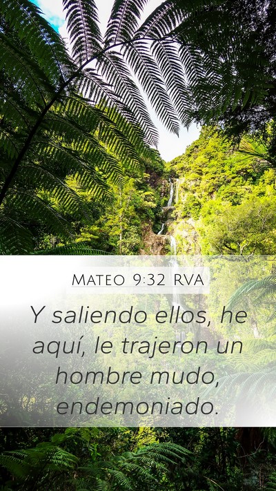 Mateo 9:32 RVA Bible Verse Image