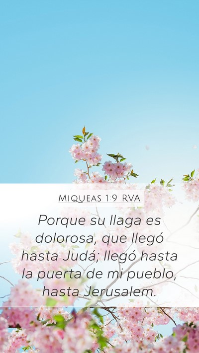 Miqueas 1:9 RVA Bible Verse Image