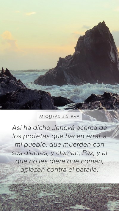 Miqueas 3:5 RVA Bible Verse Image