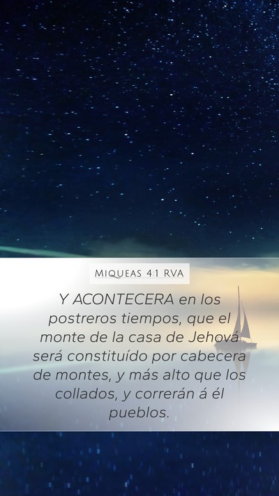 Miqueas 4:1 RVA Bible Verse Image