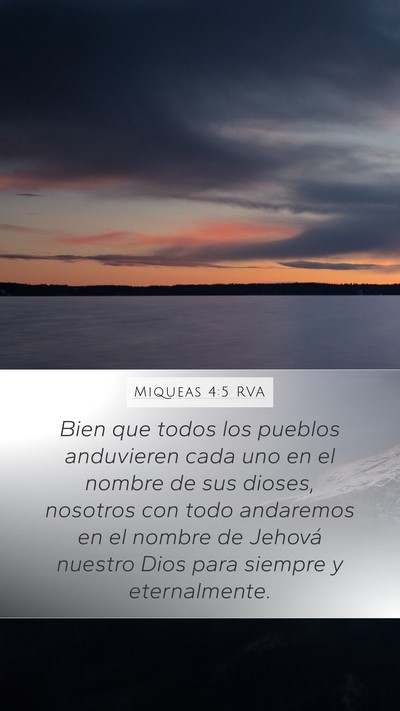 Miqueas 4:5 RVA Bible Verse Image