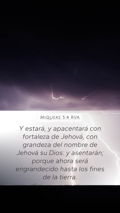 Miqueas 5:4 RVA Bible Verse Image