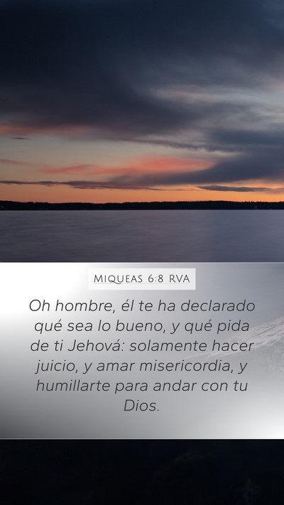 Miqueas 6:8 RVA Bible Verse Image