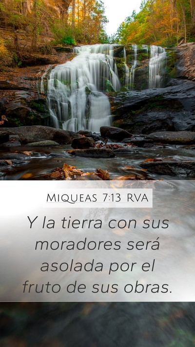 Miqueas 7:13 RVA Bible Verse Image