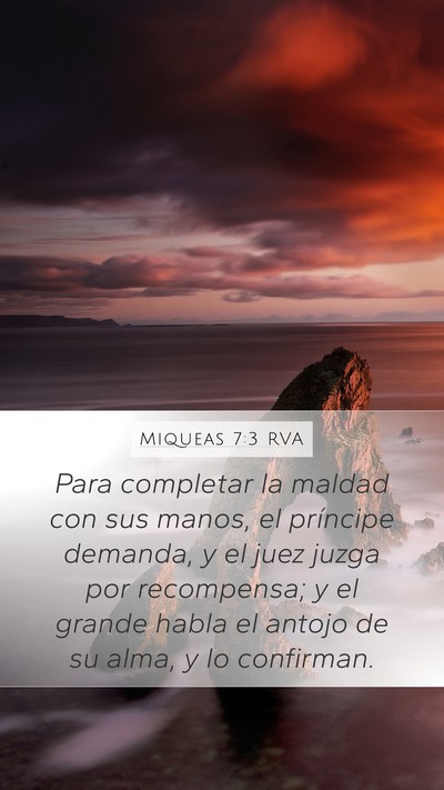 Miqueas 7:3 RVA Bible Verse Image
