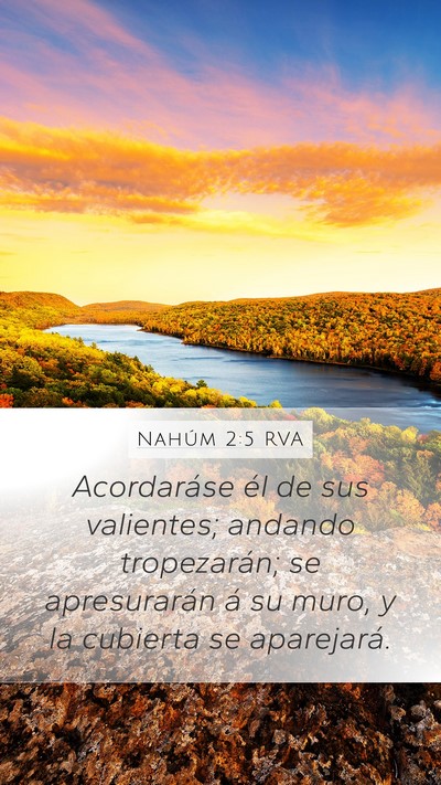 Nahúm 2:5 RVA Bible Verse Image