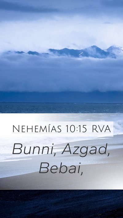 Nehemías 10:15 RVA Bible Verse Image