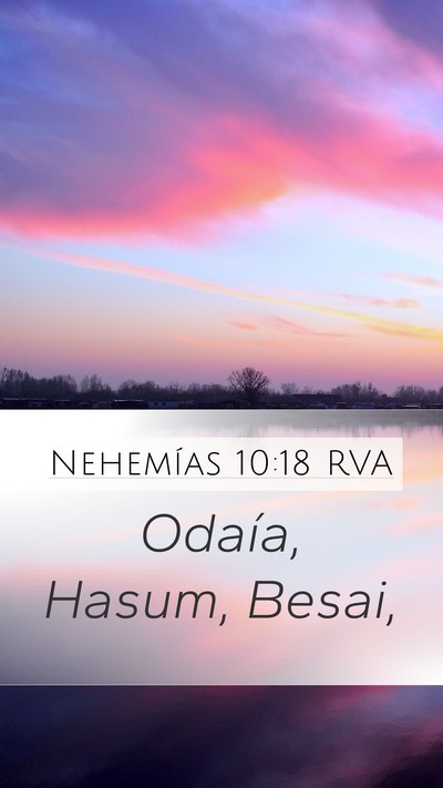 Nehemías 10:18 RVA Bible Verse Image
