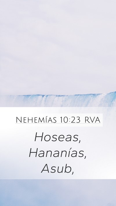 Nehemías 10:23 RVA Bible Verse Image