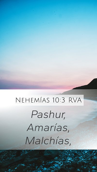 Nehemías 10:3 RVA Bible Verse Image