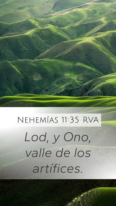 Nehemías 11:35 RVA Bible Verse Image