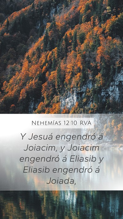 Nehemías 12:10 RVA Bible Verse Image