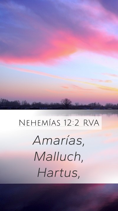 Nehemías 12:2 RVA Bible Verse Image
