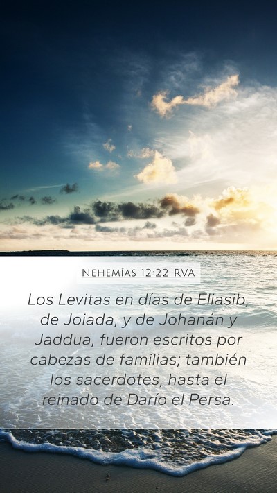 Nehemías 12:22 RVA Bible Verse Image
