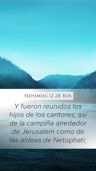 Nehemías 12:28 RVA Bible Verse Image