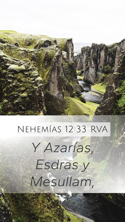 Nehemías 12:33 RVA Bible Verse Image