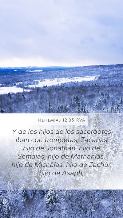 Nehemías 12:35 RVA Bible Verse Image