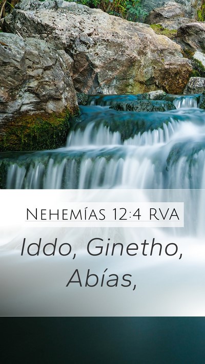 Nehemías 12:4 RVA Bible Verse Image