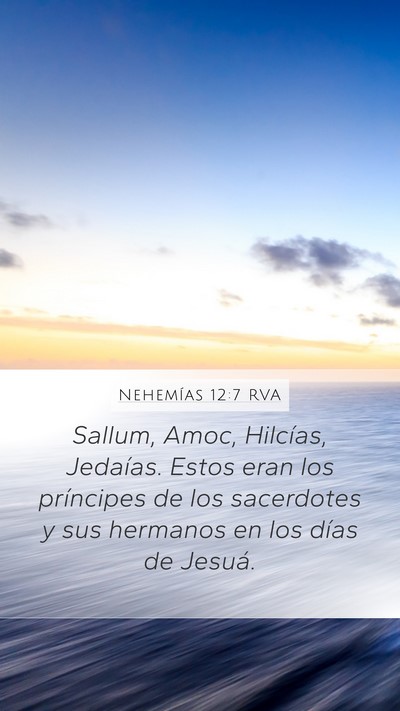 Nehemías 12:7 RVA Bible Verse Image