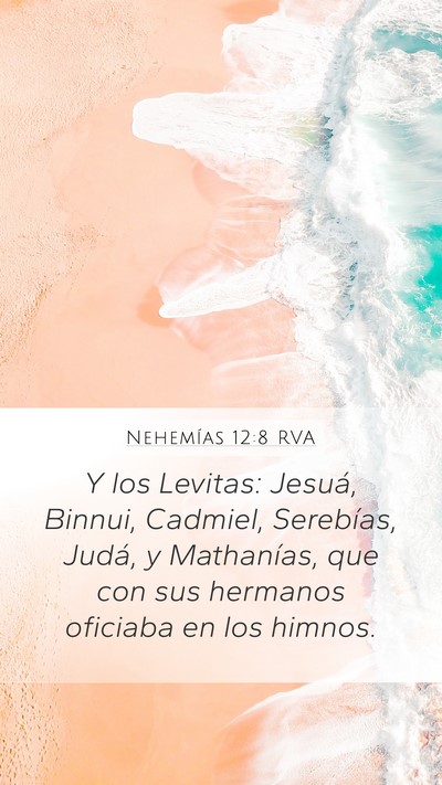 Nehemías 12:8 RVA Bible Verse Image