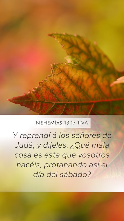 Nehemías 13:17 RVA Bible Verse Image