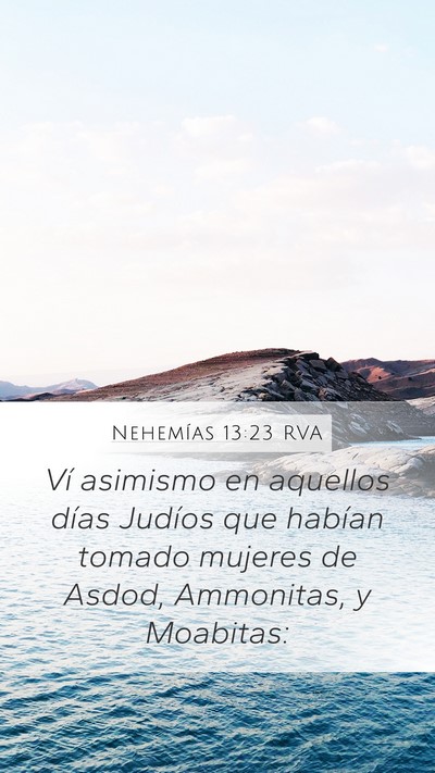 Nehemías 13:23 RVA Bible Verse Image