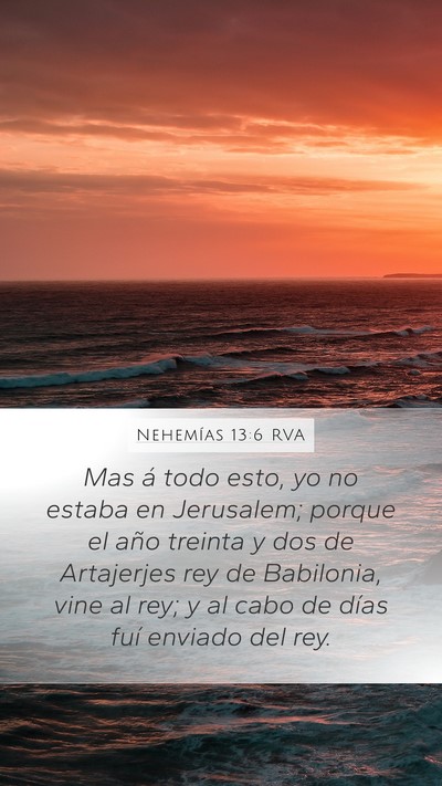 Nehemías 13:6 RVA Bible Verse Image