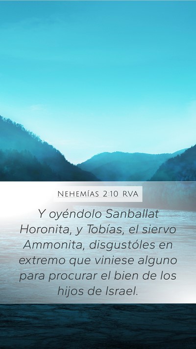 Nehemías 2:10 RVA Bible Verse Image