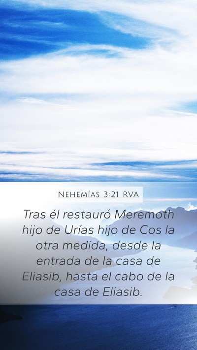 Nehemías 3:21 RVA Bible Verse Image