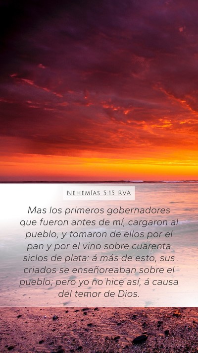 Nehemías 5:15 RVA Bible Verse Image
