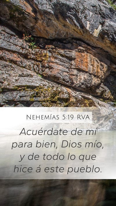 Nehemías 5:19 RVA Bible Verse Image